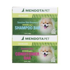 DERMagic Organic Rosemary Shampoo and Conditioner Bar Combo - Набір шампунь+кондиціонер з розмарином для чутливої шкіри