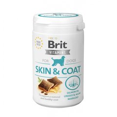 Brit Vitamins Skin and Coat Вітаміни для шкіри та шерсті собак, 150 г