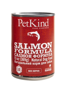 Pet Kind Salmon Formula - Вологий корм для собак дикий лосось та оселедець, 370г