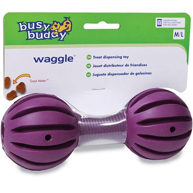 PetSafe Busy Buddy Waggle ПЕТСЕЙФ БИЗИ БАДДИ ВАГГЛ суперпрочная игрушка для собак (ML, для собак от 10 кг ( 7х7х18 см))