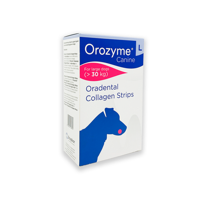 Orozyme - Жевательные полоски Орозим для гигиены ротовой полости собак, L (141 г)