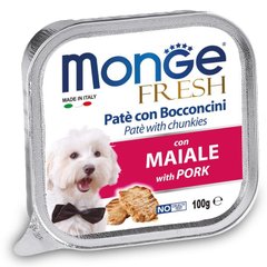 Monge Dog Fresh - Консерва для собак со свининой 100 г