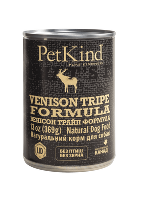 Pet Kind Venison Tripe Formula - Вологий корм для собак з яловичиною та олениною, 370г