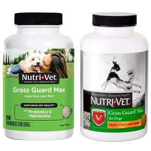 Nutri-Vet Grass Guard Max - Нутри-вет Добавка для собак, от «выжигания» газонной травы, 150 табл.