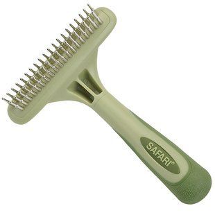 Safari Dog Rotating Pin Double Row Undercoat Rake САФАРІ ГРАБЛІ ДВОРЯДНІ для підшерстка собак ()