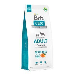 Brit Care Dog Grain-free Adult - Сухий беззерновий корм для собак малих та середніх порід з лососем 12 кг