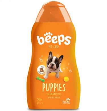 Beeps Puppies Care Shampoo - Шампунь для цуценят з молочним протеїном, 502 мл