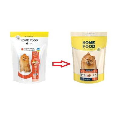 Home Food Dog Adult Mini Healthy Skin & Shiny Coat - Сухой корм для взрослых собак мелких пород, с лососем и индейкой, 10 кг