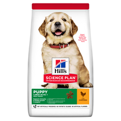 Hill's Science Plan Puppy Large Breed - Хилс сухой корм курица для щенков крупных пород