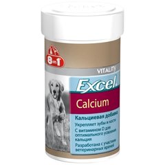 8in1 Excel Calcium - Кальцієва добавка з вітаміном D, 155 табл