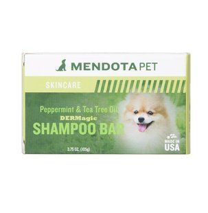 DERMagic Organic Shampoo Bar PEPPERMINT and TEA TREE OIL - Органический шампунь с перечной мятой и маслом чайного дерева в брикете, 105 г