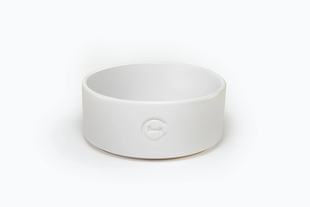 Керамічна миска Harley and Cho для собак та котів для їжі Ceramic Bowl White біла S (14x7cm / 0,45 л)
