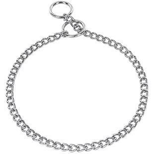 Sprenger Collar Round Narrow Link СПРЕНГЕР ОШЕЙНИК для собак, короткое круглое звено 3 мм, хромированная сталь (Хромир. сталь ( 3 мм, 55 см))