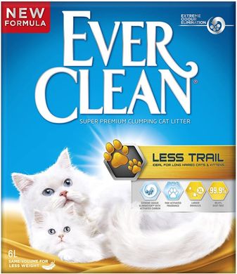 Ever Clean Less Trail - бентонітовий наповнювач, що комкується, для довгошерстих кішок 6 кг