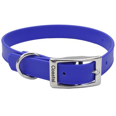 Coastal Fashion Waterproof Dog Collar КОСТАЛ биотановый ошейник для собак (Cиній ( 1,9х43 см))