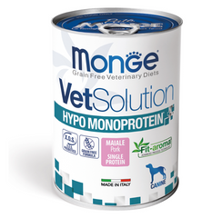 Monge VetSolution Hypo canine - Консерви для собак зі свининою 400 г