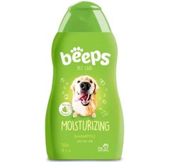 Beeps Care Moisturizing Shampoo - Зволожуючий шампунь для собак та котів з алое вера та ароматом зелених яблук, 502 мл