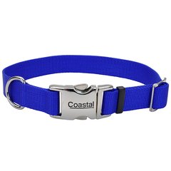 Coastal Metal Buckle КОСТАЛ ТИТАН БАКЛ нашийник для собак, 2х36-51см (Cиній ( 2 х 36-51 см))
