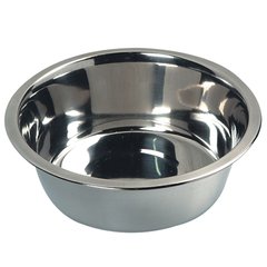 Flamingo Bowl Stainless Steel ФЛАМІНГО миска для собак, нержавіюча сталь (45050( 29 см - диам. с бортиком, 21 см - диам. дна))