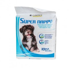 Croci Super nappy Пелюшки одноразові для собак, 10 шт в уп