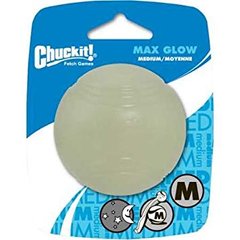 Chuckit Max Glow M 6 cm 1 Pack - Игрушка для собак Светящийся мяч