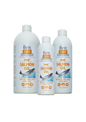 Brit Care Salmon Oil - Олія лосося для шкіри та шерсті собак, 250 мл