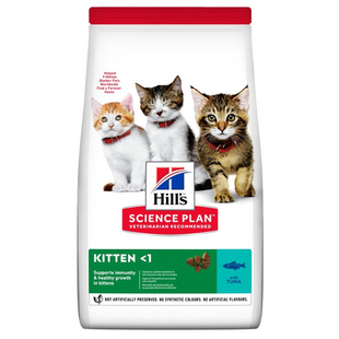 Hill's Science Plan Kitten Tuna - Сухой корм для котят с тунцом, 1,5 кг