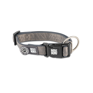 Нашийник для собак Max & Molly Smart ID Collar Matrix 2.0 Stone сірого кольору, XS