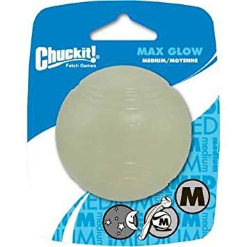 Chuckit Max Glow M 6 cm 1 Pack - Іграшка для собак м'яч, що світиться