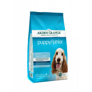 Arden Grange Puppy Junior - Арден Гранж сухой корм для щенков и юниоров с курицей и рисом 2 кг