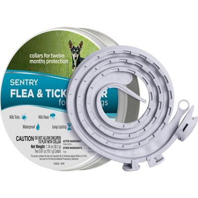 Sentry Flea&Tick Collar Small - Ошейник от блох и клещей для собак малых пород (до 36 см - 2 шт.)
