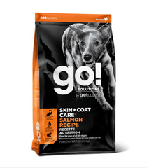 GO! Skin + Coat Salmon Recipe with grain dog formula - Гоу! Сухой корм для щенков и взрослых собак с лососем 11,4 кг + 1,6 кг в подарок