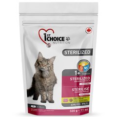 1st Choice Sterilized Chicken - Сухий корм для стерилізованих дорослих котів з куркою, 10 кг