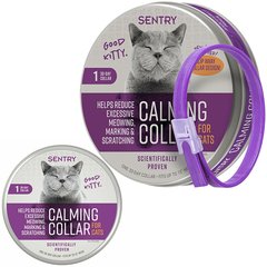 Sentry Calming Collar Good Kitty СЕНТРИ ГУД КИТТИ успокаивающий ошейник с феромонами для котов (38 см)