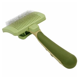 Safari Self-Cleaning Brush САФАРІ ПУХОДЕРКА СЛІКЕР з самоочищенням для собак та котів (маленький ( 8.5X5.5 см))