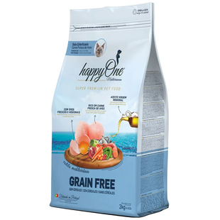 happyOne Mediterraneum Sterilized Cat Fresh Meat - Сухий беззерновий корм для стерилізованих кішок зі свіжим м&rsquo;ясом птиці, 2 кг