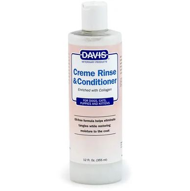 Davis Creme Rinse & Conditioner - Девіс Ополіскувач і кондиціонер з колагеном для собак та котів, 355 мл