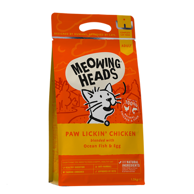 Meowing heads Paw Lickin’ Chicken -"Куриное наслаждение" курица с рисом для взрослых кошек
