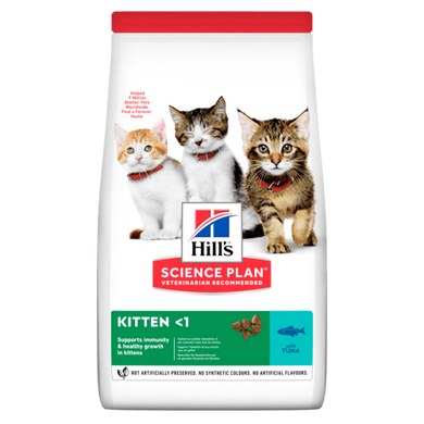 Hill's Science Plan Kitten Tuna - Сухий корм для кошенят з тунцем, 300 г