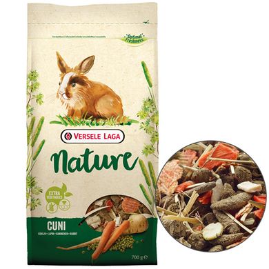 Versele-Laga Nature Cuni - Суперпреміум беззерновий корм для кроликів, 0,7 кг