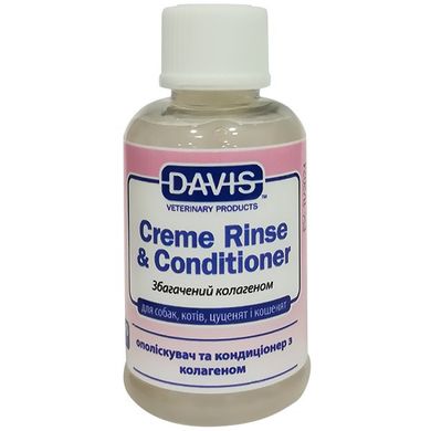 Davis Creme Rinse and Conditioner - Ополіскувач і кондиціонер з колагеном для собак, котів, концентрат, 355 мл