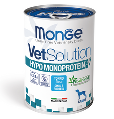Monge VetSolution Hypo canine - Консервы для собак с тунцем 400 г