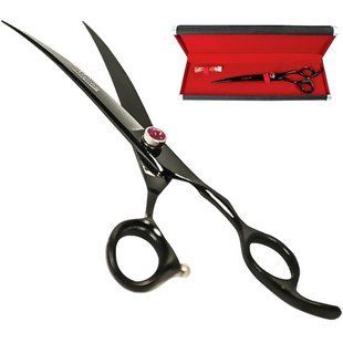 Davis Majutsu Titanium Curved - Девіс Вигнуті ножиці для стрижки собак