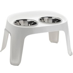 Moderna Skybar МОДЕРНА СКАЙБАР столик з мисками для собак (Білий ( 29x48x20 см ))