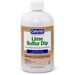Davis Lime Sulfur Dip ДЕВІС ЛАЙМ СУЛЬФУР антимікробний і антипаразитарний засіб для собак та котів, концентрат (0,473)