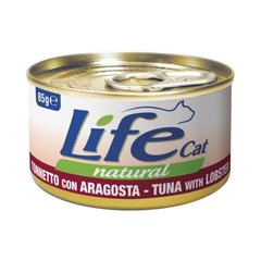 LifeCat консерва для котов тунец с омаром, 85 г