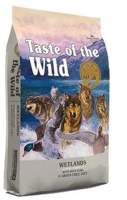 Taste of the Wild Wetlands Canine Formula - Сухой корм для взрослых собак с уткой и перепелами, 2 кг