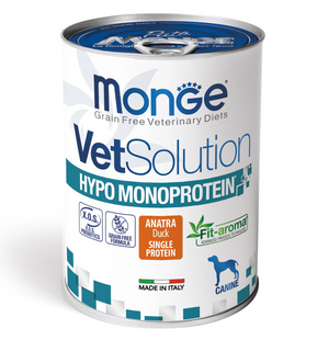 Monge VetSolution Hypo canine - Консерви для собак з качкою 400 г