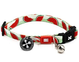 Нашийник для котів Max & Molly Smart ID Collar Watermelon з принтом Кавун, 1 розмір