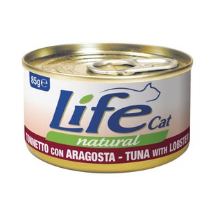 LifeCat консерва для котів тунець з лобстером, 85 г